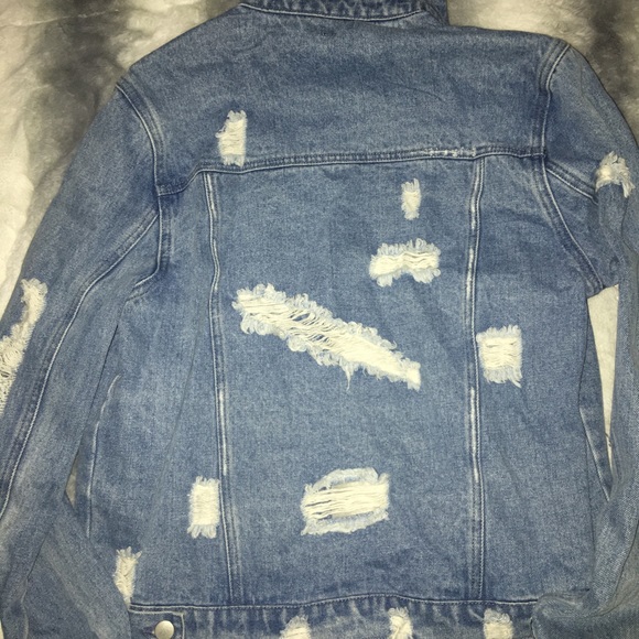 Distressed Jean Jacket - Picture 2 of 2